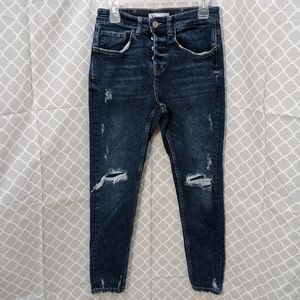 Zara distressed men's skinny jeans